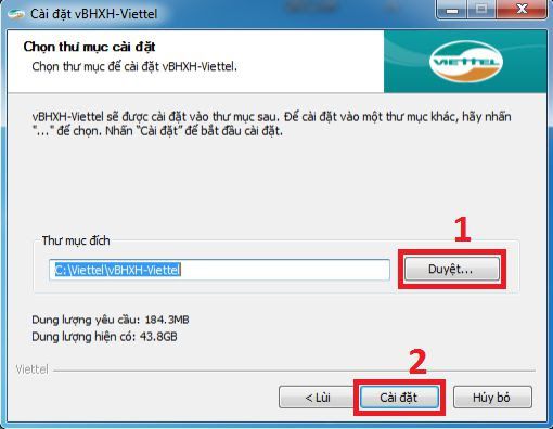 Hướng dẫn tải và cài đặt phần mềm vBHXH của Viettel