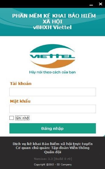 Hướng dẫn tải và cài đặt phần mềm vBHXH của Viettel
