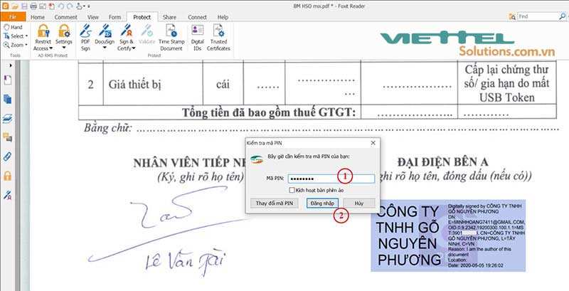 Cách ký điện tử trên file PDF nhanh chóng